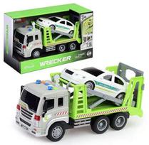 Tralas su automobiliu (su šviesos ir garso efektais) 5128