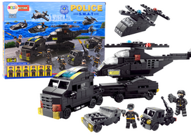 Konstruktoriaus rinkinys Policija 343 dalys