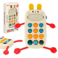 Montessori sensorinis žaislas kūdikiams telefonas su mygtukais