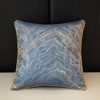Didelio tikslumo žakardinė pagalvė odinė lengvo prabangos aukščiausios klasės pagalvė naktinė pagalvė 45x45cm pillow cover