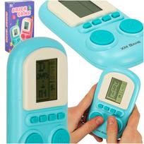 Nešiojamoji konsolė mini RETRO TETRIS (mėlynas)