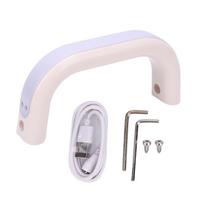 Water Bottle Handle Fit for Stanley 40oz Cup Rechargeable Water Proof 6 Colors LED Light Up Cup Handle Roseate
