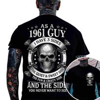 1961 Boomers 2 pusės marškinėliai Aš turiu 3 puses Rami saldi pusė Pirštų karta T-shirt Pilnos spalvos Vyrai Moterys Y2K Vasara Oversized XL