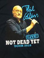 Phil Collins Ne dar negyvas Gyvas turas 2018 Marškinėliai Trumpomis rankovėmis Juodi S-5XL 1V0437 Unisex Marškinėliai XXL