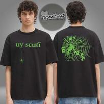 Young Thug Merch Uy Scuti x Sp5der Žalias Logotipas Dvišalis Unisex Marškinėliai Unisex Marškinėliai XXXXL