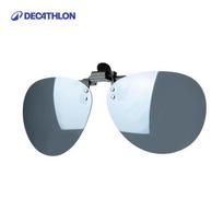 Decathlon Retro poliarizuoti uždedami akiniai nuo saulės trumparegystei juoda