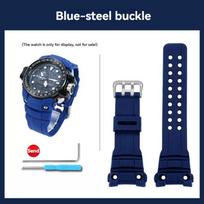 GWN-1000 Specialus sąsajos Laikrodžio dirželis Skirtas Casio G-SHOCK jūrinės serijos 5371 GWN-1000B-1BJF dervos silikono dirželis For GWN-1000