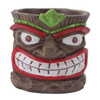 Totem Sculpture Planter Pot Resin UV Proof Decorative Flower Pot for Indoor Outdoor Colorful