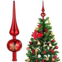 Christmas Tree Decoration Office Xmas Ornament Toppers Bow Tie Treetop Two Groovy Party Decorations Plastic Wide Usage Hotel raudona