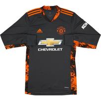 Adidas Manchester United 2020-21 Season V-Neck Fashion Sports Long Sleeve Football Shirt Men Tops FN2368 S