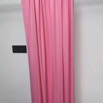 Cream Wedding Drapes & Backdrop Fabric for Ceremony and Dessert Table Decoration šviesiai rausvos spalvos