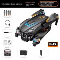 Naujas A23 RC Mini Dronas Spalvotas kvėpuojantis šviesos indikatorius 4k 3 kameros Bešepetėlis variklis Fiksuoto taško stabilizavimas Pažangus kliūčių vengimas Automatinis keturcopteris 6K 1 Battery pilka