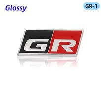 3D Metalinis Logotipas GR Sport Emblema Automobilio Sparno Bagažinės Ženklelis Y-aris CH R R-AV4 C/orolla Revo H-ilux GR Sport Lipdukas Priedai GR-1