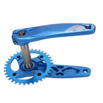 Bike Crank Arm Set Hollow Integrated Crankset 36T Chainring Bottom Bracket for 8 12 Speed Positive Negative Tooth for