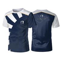 2025 New Team Liquid Esports Uniform T-shirt CS GO LOL DOTA2 Games Contest T Shirt Casual Breathable Sports Jersey Boys Tops Tee S