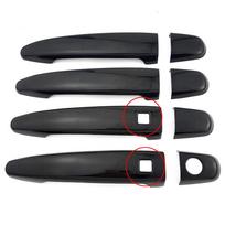For Lexus GS300 2006-2011 RX300 2004-2009 GX470 Glossy Piano Black Exterior Door Handle Cover Trim Anti Scratch Decor Caps With Smart Enter