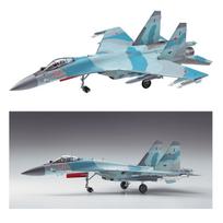 Hasegawa Rusijos karinių oro pajėgų Flanker plastikinio modelio rinkinys E44 1/72 Su-35S mėlyna