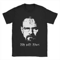 Vyrai sako mano vardą Breaking Bad Walter White marškinėliai grynos medvilnės viršūnės vintažiniai marškinėliai trumpomis rankovėmis apvaliu kaklu vasariniai marškinėliai S juoda