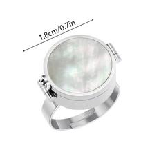 Multi Functional Lip Balm Finger Ring Mini Locket Storage Travel Essential for Women Girls Teens Gift Christmas Lip Balm Ring