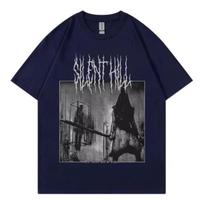 Silent Hill 2 Game Graphic T Shirt Men Women Gothic Vintage Short Sleeve Tshirts High Quality Fashion Oversized Tshirts S juoda