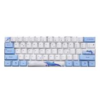 72 Keys OEM PBT Keycaps Full Set Mechanical Keyboard Keycaps PBT Dye-Sublimation Whale Theme Keycaps