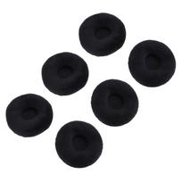 6 vnt. 50 mm ausinių ausų pagalvėlės, aksominės, su atminties putomis, universalios pakeičiamos ausų pagalvėlės K24P K26P black