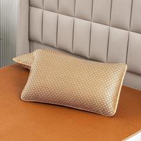 Summer Cool Ice Silk Rattan Pillowcase for Adults