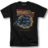 Back To The Future Shirt Delorean Classic Movie Poster Graphic Design T-Shirt S