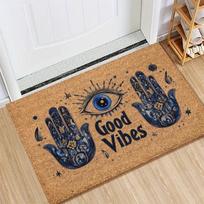 1pcs Non-Slip Door Mat Dirt Resistant Easy Clean Welcome Mat for Home Outdoor Entrance Bedroom Balcony Polyester Floor Rug 40x60cm ruda