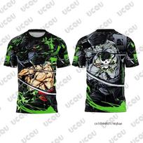 2026 One Piece Anime Roronoa Zoro 3D spausdinti futbolo marškinėliai vyrams T-shirt vasaros sportiniai Cosplay marškinėliai laisvalaikio vaikams/suaugusiems viršutiniai drabužiai XXS