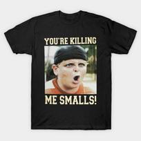 Men Black Print T-shirt Sandlot No-Cut Transfer Paper Print Cotton Tshirt 4XL juoda