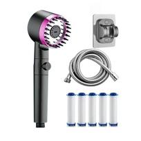 Yousheng 1 Set Shower Head Shower Drops Head Filtered Shower Sprinkler Handheld Advanced Filtration System Shower Sprinkler violetinė