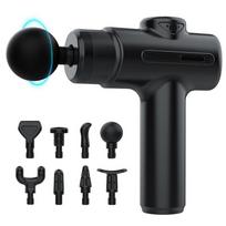 Electric Massage Gun Deep Tissue Facial Massgaer 8 Heads Arms Back Leg Muscle Relaxing For Body Back Arm Sport Fitness Type c charge juoda