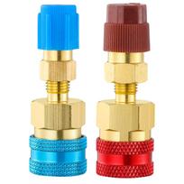 R1234yf Greitoji jungtis Rinkinys Greitoji jungtis Rinkinys R1234YF į R134A Greitoji jungtis Adapteris Aukštas-Žemas 14mm