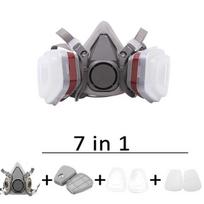 New 7in1/16in1 6200 Dust Gas Respirator Half Face Dust Mask For Painting Spraying Organic Vapor Chemical Gas Filter Work Safety