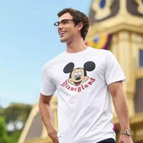 Mickey Mouse Googly Eyes T-Shirt for Adults Disneyland 70th Anniversary Fanmade 3XL