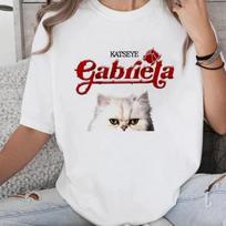Vintažiniai Katseye Gabriela marškinėliai, Gražus chaosas , Katseye Kpop marškinėliai Visi dydžiai Unisex marškinėliai L