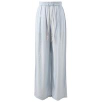 Sancai High-Waist Drawstring Wide-Leg Casual Pants S