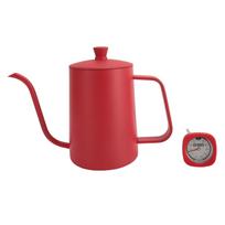 Pour Over Kavos virdulys Profesionalus Didelės talpos Žąsinės kakliuko Nerūdijančio plieno Kavos arbatos puodas su L