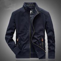 Kasdieninė armijos karinė vyriška plius dydžio M-6XL striukė Jaqueta Masculina Air Force One pavasario ir rudens krovininės vyriškos striukės su apykakle. 2XL tamsiai mėlyna spalva