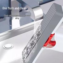 Portable Mini Mop and Squeegee for Glass, Car, and Household Surfaces