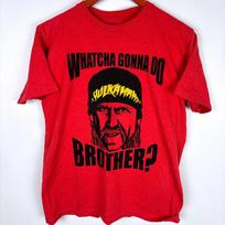 Hulk Hogan Ką Darysi Broli T-shirt Raudonas Visų Dydžių S-5XL AL950 Unisex T-shirt S