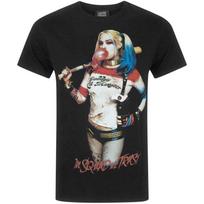 Savižudžių būrys Harley Quinn vyriški marškinėliai (M) S juoda
