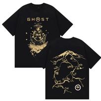 Ghost of Yotei Graphic T Shirt Japanese Samurai Cosplay Game Clothing T-shirts Men Women Y2K Fashion High Quality Cotton T Shirt 3XL