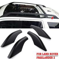 4 vnt. Automobilio stogo bagažinės bėgelio galinis dangtelis Korpusas ABS, skirtas Land Rover Freelander 2 2006-13