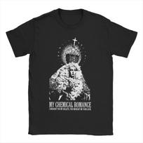 Vyriški Moteriški Marškinėliai Mcr Grupė Punk Rokas Naujiena 100% Medvilnė T-shirt Trumpomis Rankovėmis My Chemical Romance Marškinėliai Viršutiniai Drabužiai Dideli Dydžiai S juoda