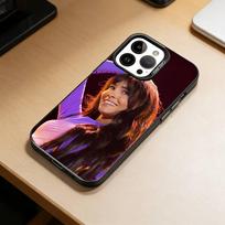 Cuarto A-Aitana-dainininkė Telefono dėklas iPhone 17,16,15,14,13,12,11 Plus,Pro Max,XS,Spalvotas sidabruotas vidinis dangtelis iPhone17PRO