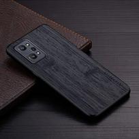 Dėklas, skirtas Oppo Realme GT Neo 2 5G funda bambuko medžio raštas Odinis telefono dangtelis Prabangus coque oppo realme gt neo 2 dėklas capa Realme GT Neo 2 juoda