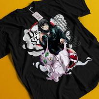 Demon Slayer Shirt Muichiro Tokito Tshirt Zenitsu T-Shirt Muzan Tanjiro Doma Tee S