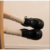 Fashion 2025Japanese School Uniform shoes Jk Student Shoes Girls Women Kawaii Lolita Soft Girl Round Toe lolita Platform Jane Shoes 35